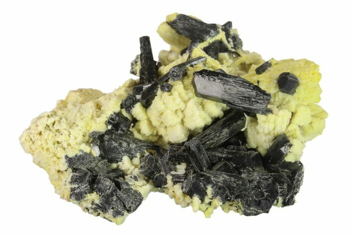 Black Tourmaline (Schorl) Crystals with Orthoclase - Namibia #132222